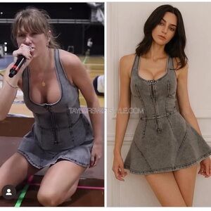 NWT Wiskii Beyond Denim Dress Size M (as seen on Taylor Swift!)